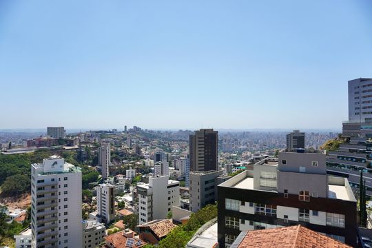 Suíte 2 - Vista de apartamento à venda com 4 quartos, 220m² em Santa Lúcia, Belo Horizonte