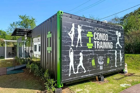 Área comum - Academia de apartamento à venda com 2 quartos, 44m² em Campo Grande, Rio de Janeiro