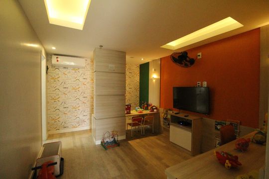 Área comum de apartamento à venda com 3 quartos, 65m² em Taquara, Rio de Janeiro