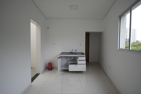 Sala/Cozinha de kitnet/studio à venda com 1 quarto, 265m² em Jardim Ocara, Santo André