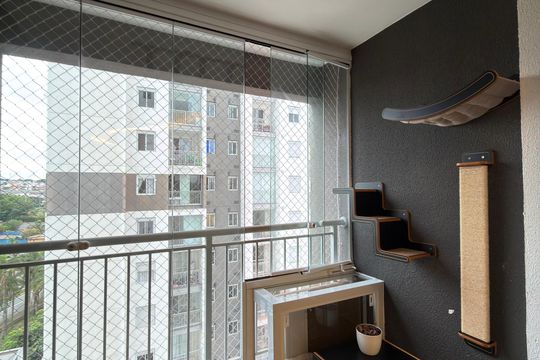 Sala Sacada  de apartamento para alugar com 2 quartos, 69m² em Rudge Ramos, São Bernardo do Campo