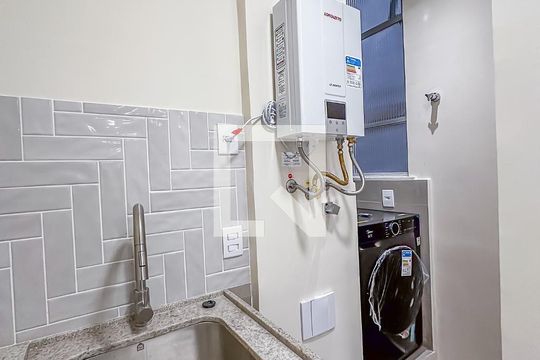 Área de serviço de apartamento à venda com 3 quartos, 107m² em Flamengo, Rio de Janeiro