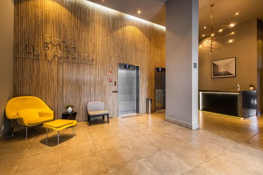 Hall social de kitnet/studio para alugar com 1 quarto, 40m² em Sumarezinho, São Paulo
