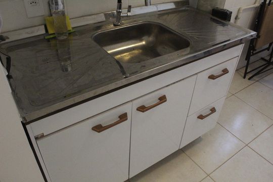 Cozinha de apartamento à venda com 2 quartos, 70m² em Curicica, Rio de Janeiro