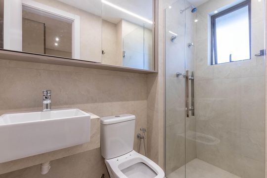 Banheiro 1 de apartamento à venda com 2 quartos, 62m² em Barro Preto, Belo Horizonte
