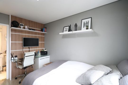 Suite  de apartamento à venda com 2 quartos, 65m² em Barra Funda, São Paulo