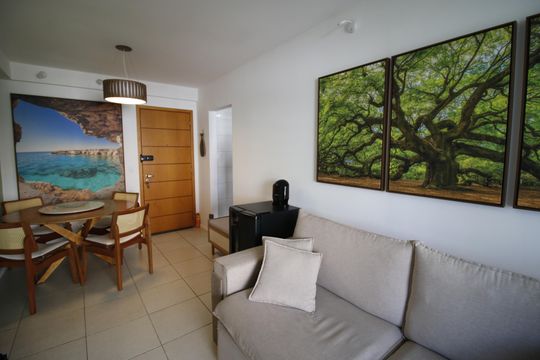 Sala de apartamento para alugar com 2 quartos, 67m² em Barra Olímpica, Rio de Janeiro