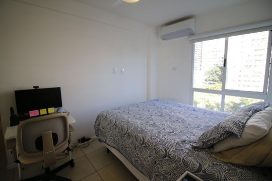Suíte 1 de apartamento para alugar com 2 quartos, 67m² em Barra Olímpica, Rio de Janeiro
