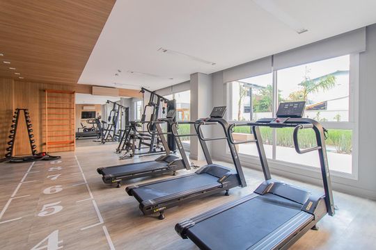 Área comum - Academia de apartamento para alugar com 1 quarto, 28m² em Partenon, Porto Alegre
