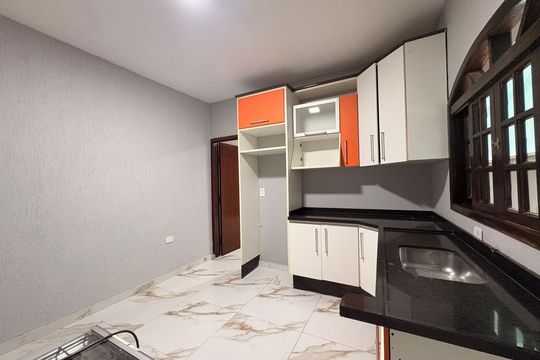 Cozinha de casa para alugar com 2 quartos, 135m² em Parque Novo Oratório, Santo André