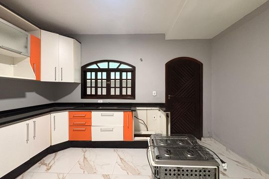Cozinha de casa para alugar com 2 quartos, 135m² em Parque Novo Oratório, Santo André
