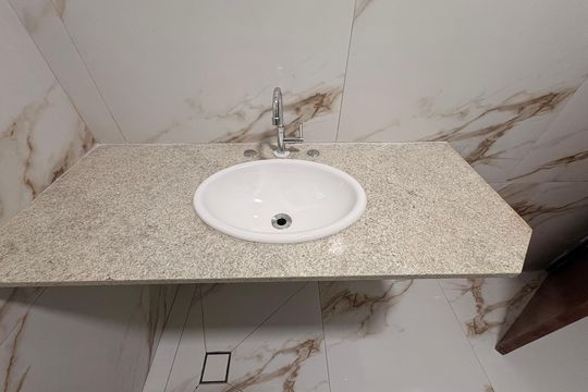 Banheiro de casa para alugar com 2 quartos, 135m² em Parque Novo Oratório, Santo André