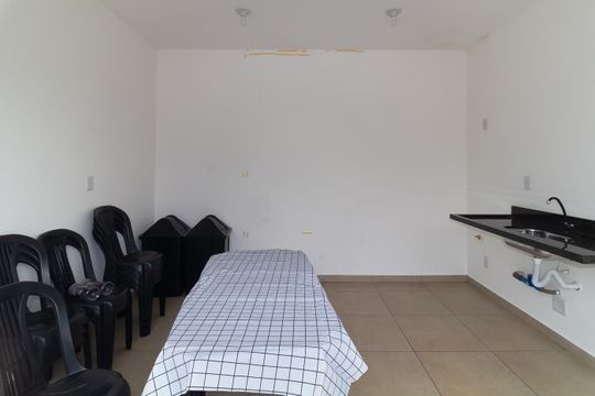 Área comum - Salão de festas de apartamento para alugar com 2 quartos, 35m² em Vila Antonieta, São Paulo