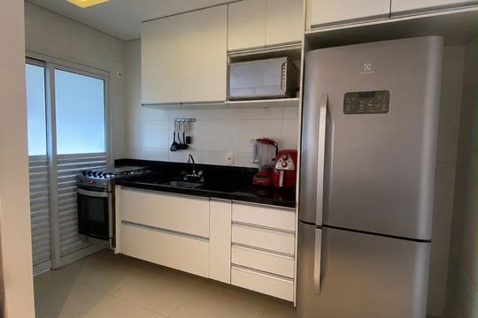Cozinha de apartamento à venda com 1 quarto, 50m² em Melville Empresarial I e II, Barueri