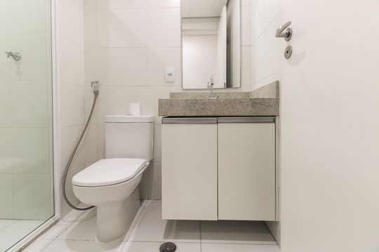Banheiro Social de apartamento para alugar com 3 quartos, 107m² em Tatuapé, São Paulo