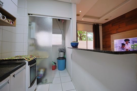 Cozinha de apartamento à venda com 2 quartos, 50m² em Jardim Sao Francisco (zona Leste), São Paulo