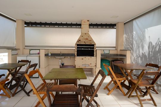 Área comum - Churrasqueira de apartamento à venda com 2 quartos, 39m² em Vila Satúrnia, Campinas