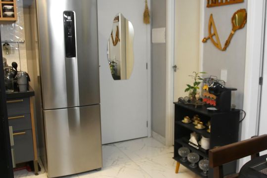 Sala de apartamento para alugar com 2 quartos, 34m² em Jardim Prudência, São Paulo