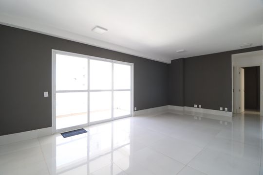 Sala de apartamento para alugar com 3 quartos, 108m² em Jardim Karaíba, Uberlândia