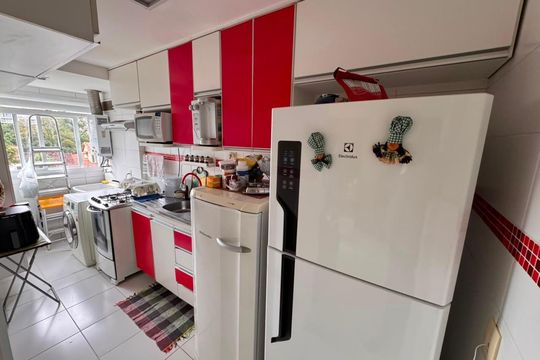 Cozinha de apartamento à venda com 2 quartos, 58m² em Taquara, Rio de Janeiro