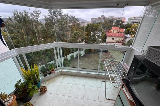 Varanda de apartamento à venda com 2 quartos, 58m² em Taquara, Rio de Janeiro