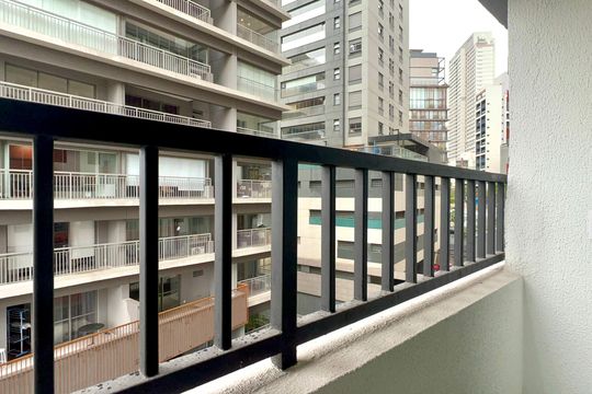 Varanda de kitnet/studio à venda com 1 quarto, 24m² em Sumarezinho, São Paulo