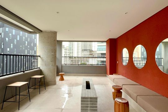 Área comum de kitnet/studio à venda com 1 quarto, 24m² em Sumarezinho, São Paulo
