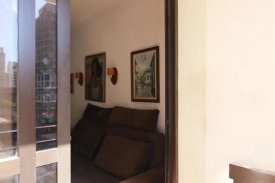 Varanda de apartamento à venda com 1 quarto, 45m² em Itaim Bibi, São Paulo