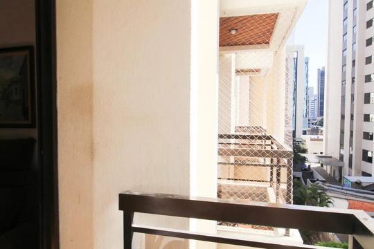 Varanda de apartamento à venda com 1 quarto, 45m² em Itaim Bibi, São Paulo