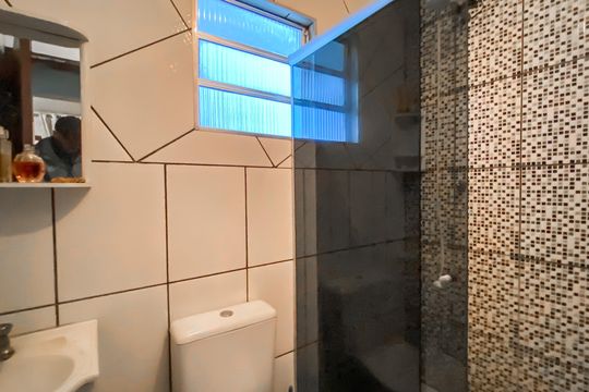 Banheiro  de casa para alugar com 2 quartos, 64m² em Jardim Penha, São Paulo