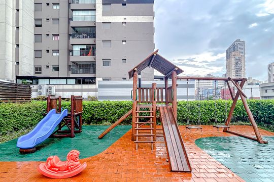 Área comum - Playground de apartamento para alugar com 1 quarto, 47m² em Tatuapé, São Paulo