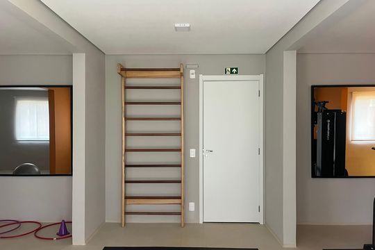 Área comum - Academia de apartamento para alugar com 1 quarto, 27m² em Parque Industrial Tomas Edson, São Paulo