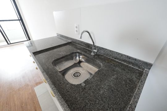 Cozinha de kitnet/studio para alugar com 1 quarto, 25m² em Ipiranga, São Paulo