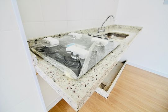 Cozinha de apartamento à venda com 2 quartos, 42m² em Itaquera, São Paulo