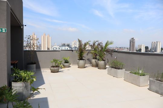 Área comum - Churrasqueira de apartamento para alugar com 2 quartos, 40m² em Vila Graciosa, São Paulo
