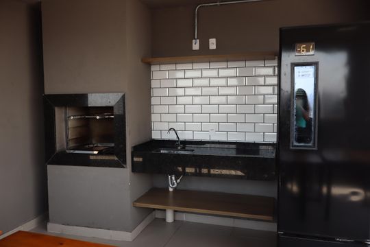 Área comum - Churrasqueira de apartamento para alugar com 2 quartos, 40m² em Vila Graciosa, São Paulo