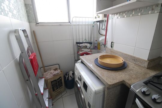 Área de serviço de apartamento para alugar com 2 quartos, 52m² em Recreio dos Bandeirantes, Rio de Janeiro
