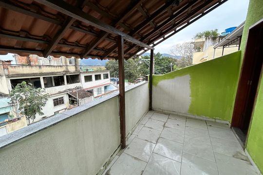 Varanda do quarto de apartamento para alugar com 1 quarto, 36m² em Anchieta, Nilópolis