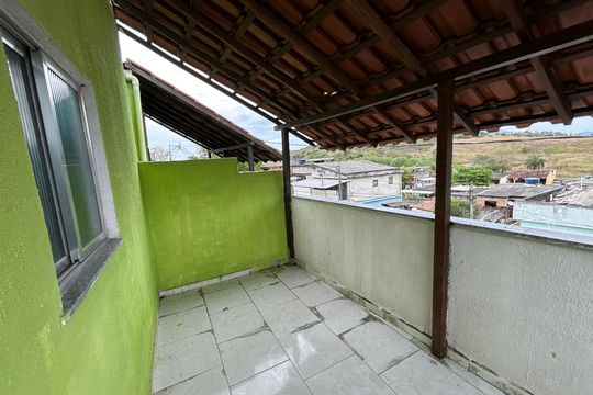 Varanda do quarto de apartamento para alugar com 1 quarto, 36m² em Anchieta, Nilópolis