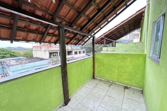Varanda do Quarto de apartamento para alugar com 1 quarto, 36m² em Anchieta, Nilópolis