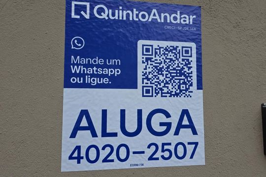 Placa de apartamento para alugar com 2 quartos, 40m² em Vila Bela, São Paulo