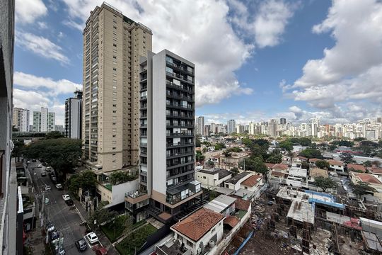 Vista de kitnet/studio para alugar com 1 quarto, 25m² em Vila Olímpia, São Paulo