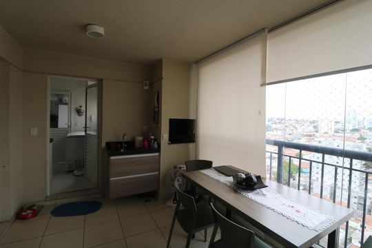 Varanda gourmet de apartamento à venda com 3 quartos, 120m² em Vila Prudente, São Paulo