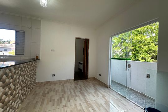 Sala/Cozinha de casa para alugar com 1 quarto, 52m² em Vila Boa Vista, Barueri