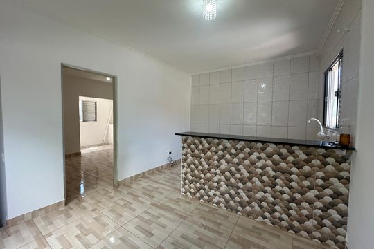 Sala/Cozinha de casa para alugar com 1 quarto, 52m² em Vila Boa Vista, Barueri