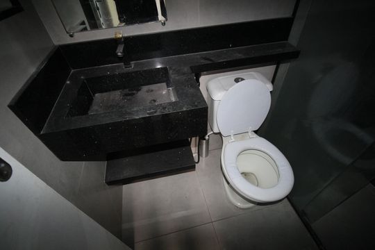 Banheiro de casa para alugar com 2 quartos, 31m² em Vila Andrade, São Paulo