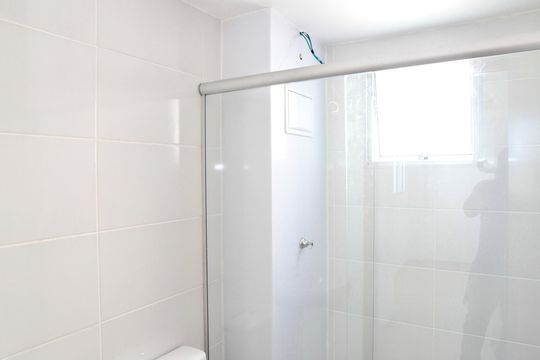 Banheiro Social de apartamento para alugar com 2 quartos, 50m² em Chácara Contagem, Contagem
