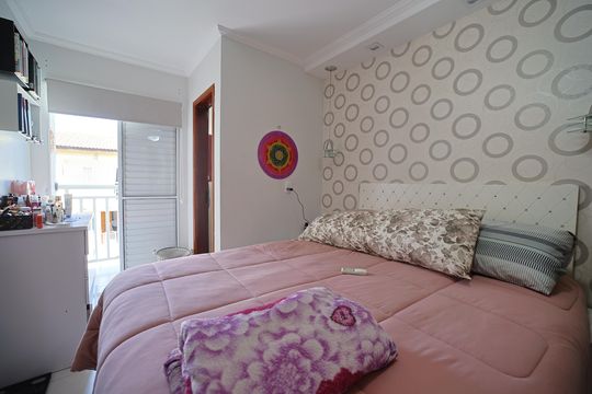Quarto 2 de casa de condomínio para alugar com 2 quartos, 65m² em Vila Pierina, São Paulo