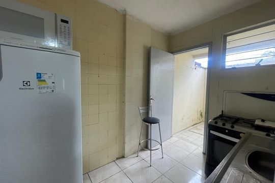 Cozinha de apartamento para alugar com 1 quarto, 52m² em Centro, São Leopoldo