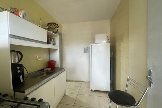 Cozinha de apartamento para alugar com 1 quarto, 52m² em Centro, São Leopoldo